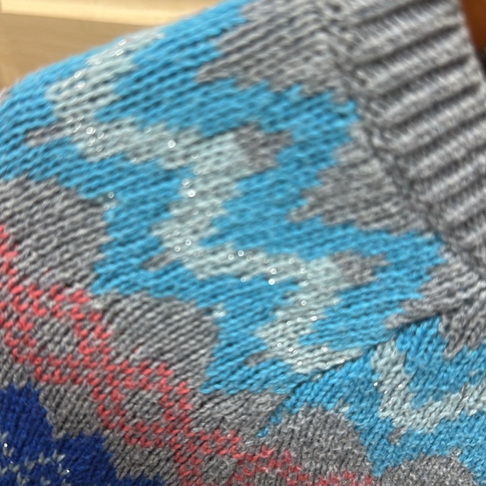 Multicolor Patterned Sweater - image 3